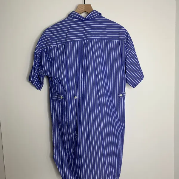ALEX MILL Kristen Shirtdress in Stripe Mini Button Down XS - Image 3