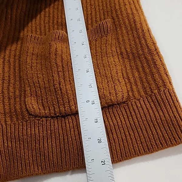 Aritzia Wilfred Chunky Shawl Collar Cardigan - Brown - Image 4