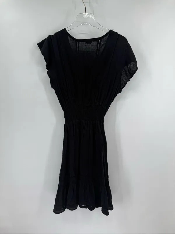 Rails Tara Lace Detail Mini Dress Black size medium - Image 3
