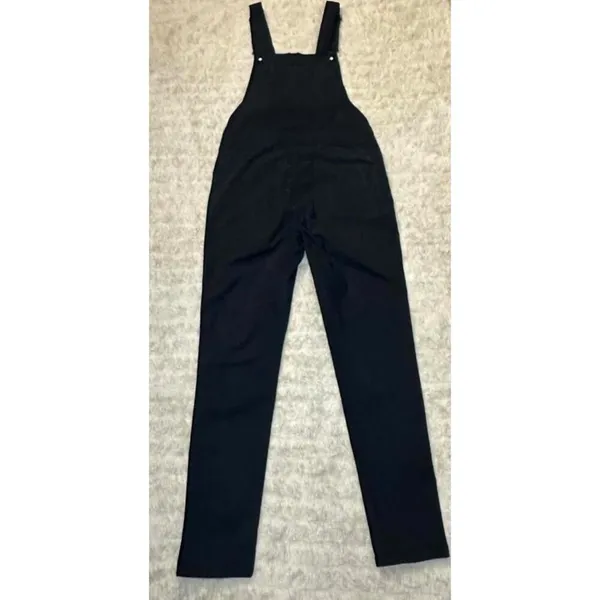 ASOS Design classic gothic countrycore black cotton overalls Size 32/Large - Image 4