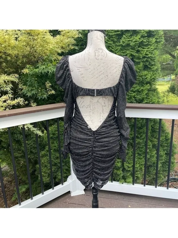 FOR LOVE & LEMONS All That Glitters Whimsigoth Fairy Grunge Cocktail Dress Sz L - Image 4