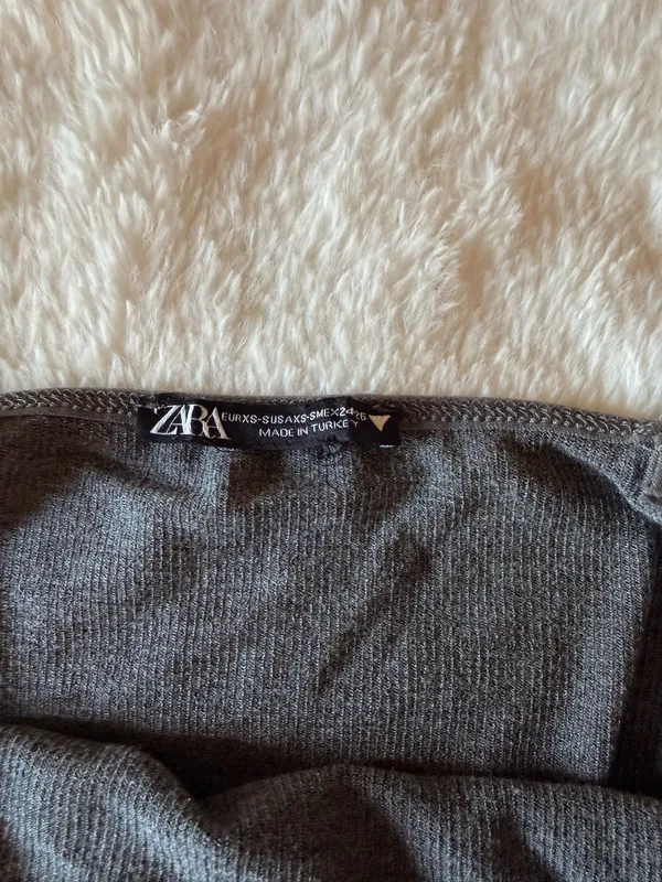 Dark Grey Zara Bodysuit  - Image 2