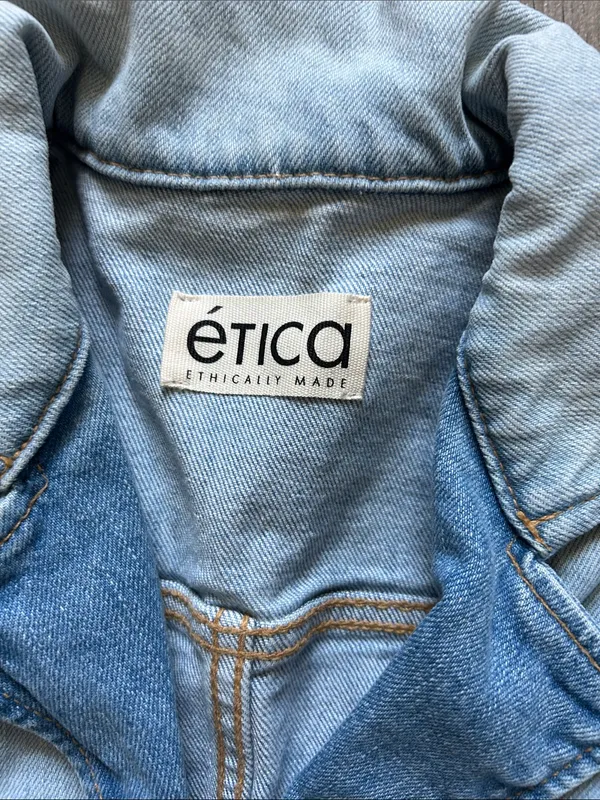 Etica Aurora moto dress in sea foam - Image 2