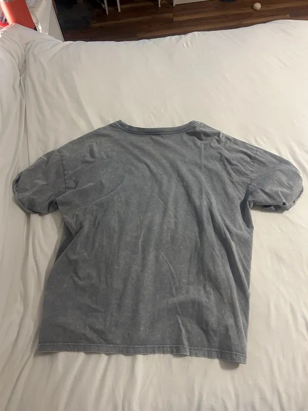 Oversized Graphic Tee Gray Size undefined - Image 3