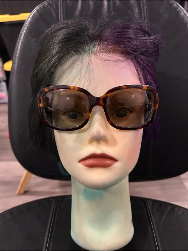 Ralph Lauren Tortoiseshell Oversized Sunglasses with Brown Lenses - Image 3
