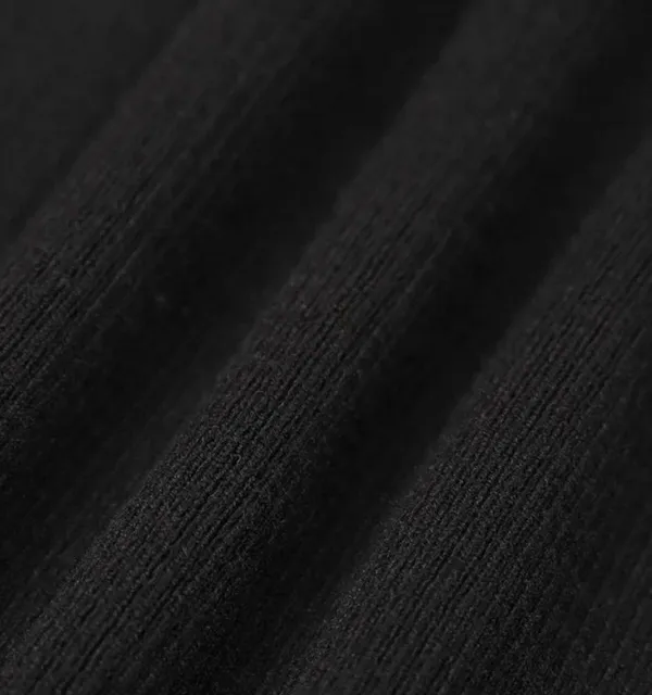Rihoas Black Pearl Trim Bodycon Knit Midi Dress, Size M, NWT - Image 7