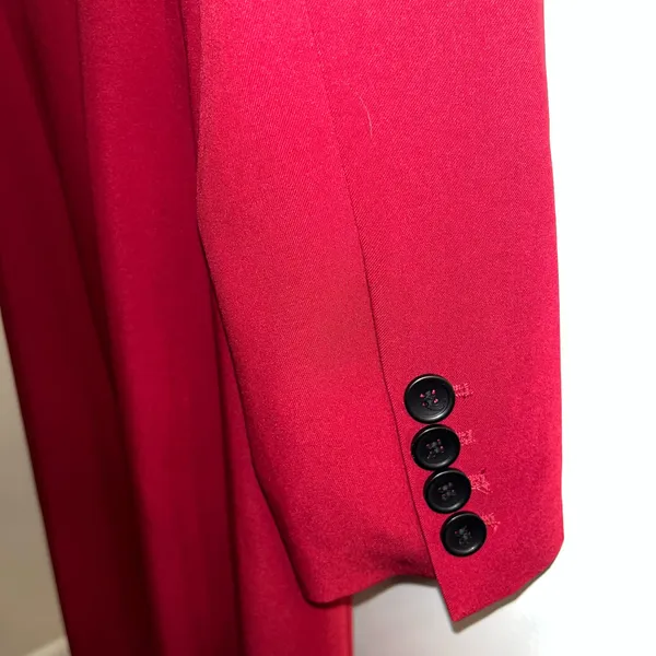 Commense Red Trench Coat - Image 4