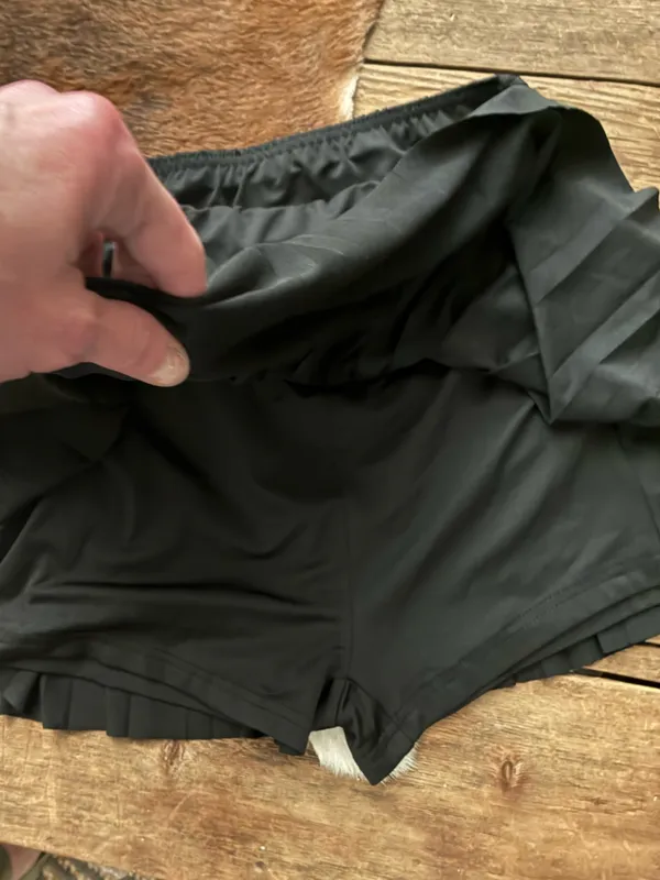 Black Pleated Skort - Image 3