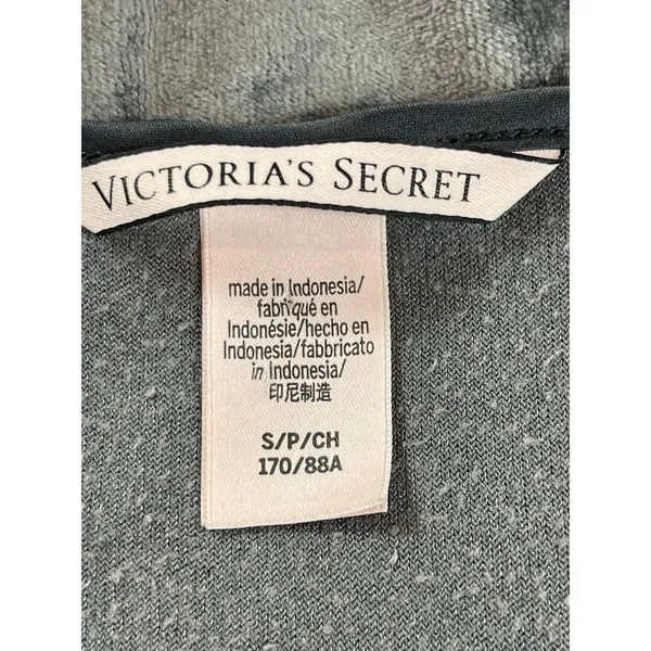 Victoria’s Secret S Velour Terry Cloth Tank Top Spaghetti Strap Soft Lounge Y2K - Image 3