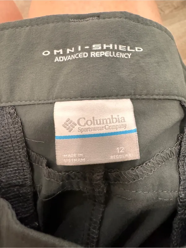 Columbia Omni-Shield 12 Regular Gray Outdoor Pants Hiking - Image 2