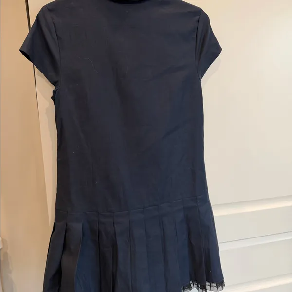 Reformation Navy Shirt Dress Mini - Image 9