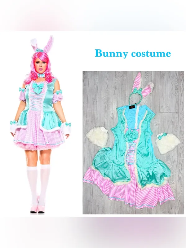 Music Legs Plus Size Bunny Beauty halloween Costume Sexy Bunny Beauty 1x/2x - Image 2