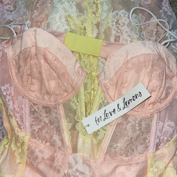 For Love &‎ Lemons Blossom Maxi Dress Free People Small - Image 5