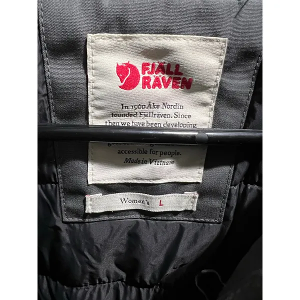 Fjällräven Kiruna Padded Parka Women’s L Basalt G-1000 Hooded Coat NWT 89644 - Image 8
