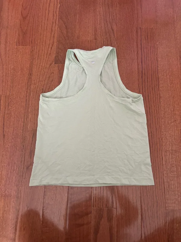 Lululemon Swiftly Tech Racerback Tank Top 2.0 *Waist Length - Sea Mist/Sea Mist - Image 4