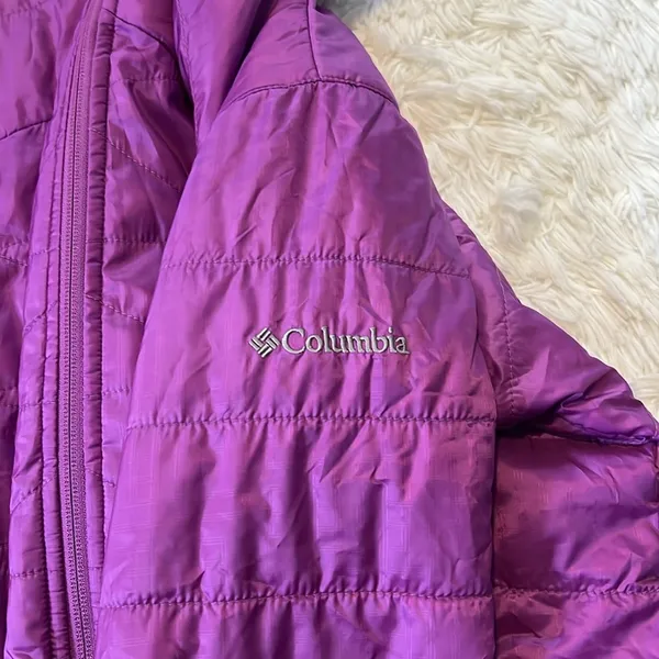 Columbia Omni Heat Coat Color Purple Size L EUC - Image 9