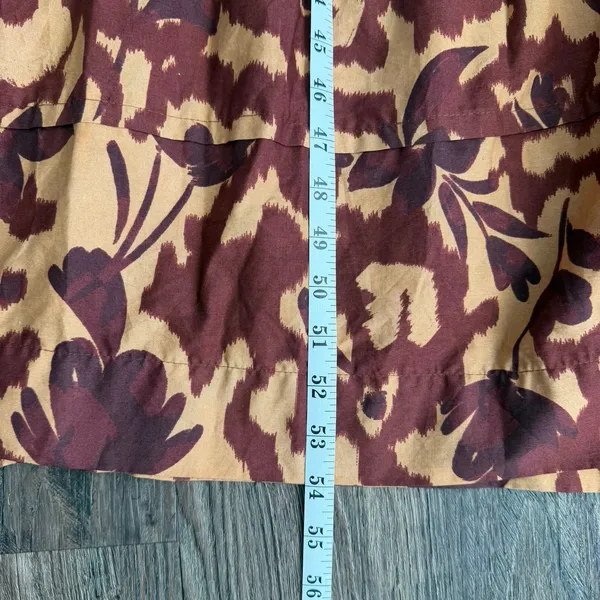 Anthropologie Somerset Maxi Dress in Copper Floral Print Size Small - Image 14