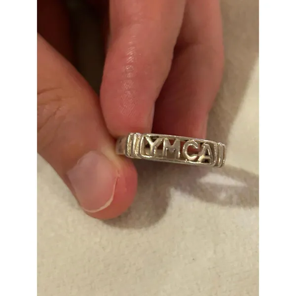 Ring band 925 sterling silver unique rare size 9.25 ucla - Image 4