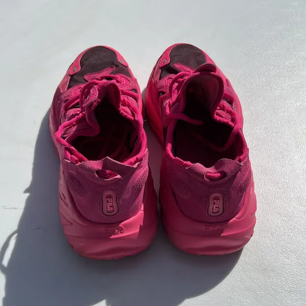 Fila Womens Size 10 Electrove 2 Chunky Platform Sneakers Pink Berry - Image 4