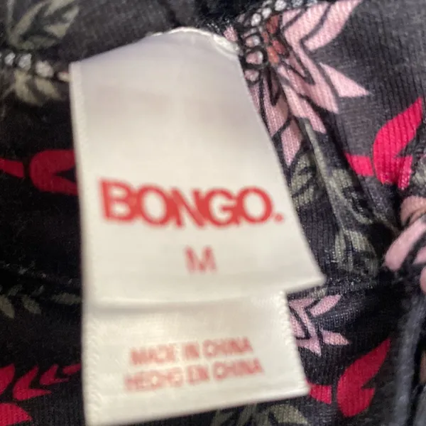 Bongo Pink and Black Floral Maxi Skirt - Image 3