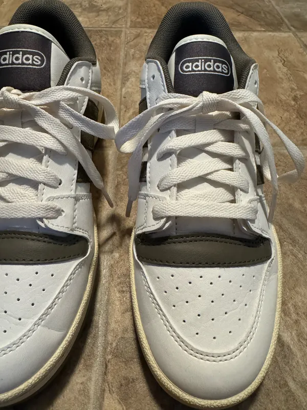Adidas Green and White Break Start shoes - Image 3