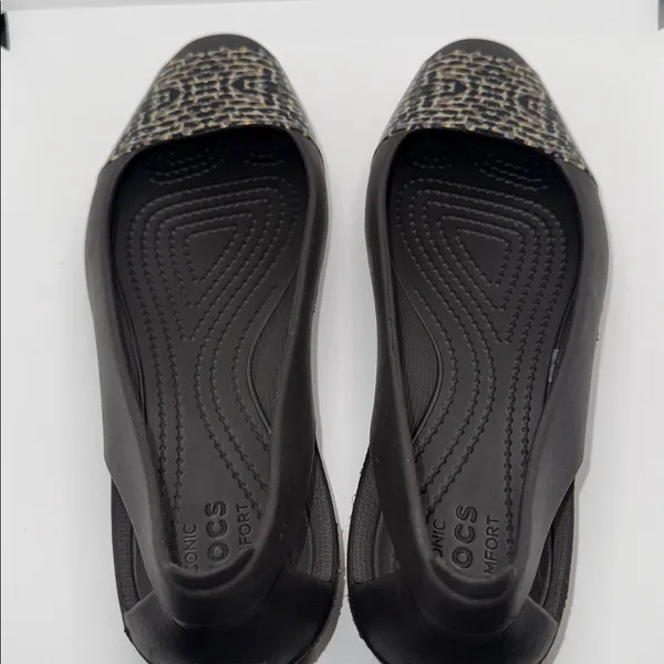 Crocs Sienna Ballet Flats Shoes Brown Slip On Women’s 6 - Image 7
