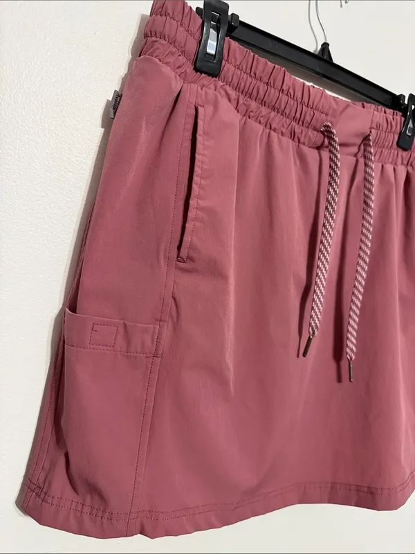 Avalanche Drawstring Athletic Skort in Mauve - Image 2