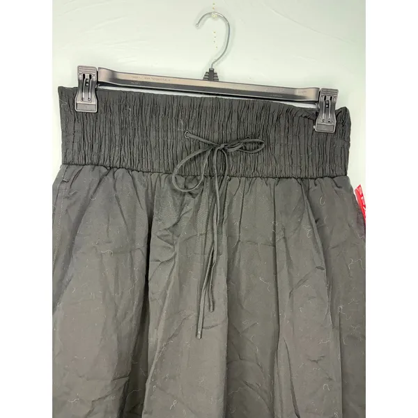 Spanx Poplin Smocked A-Line Midi Skirt Size Medium Smocked Waistband NWT - Image 2
