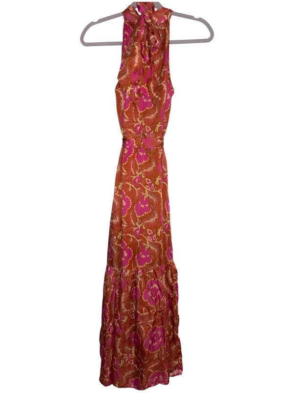 Cleobella Luella Floral Halter Maxi Dress XS - Image 5