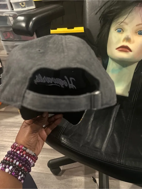 Gray Hogwarts Baseball Cap with Colorful Character-Print Brim - Image 11