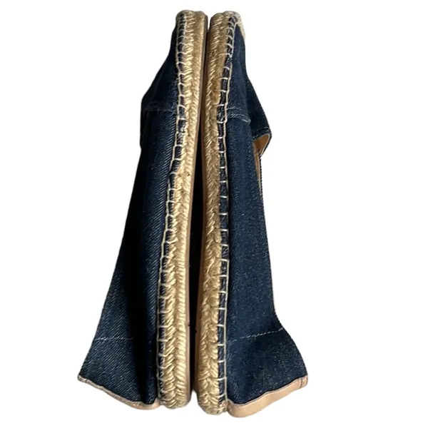 Franco Sarto Denim Whip Espadrille Flats Size 11‎ - Image 8