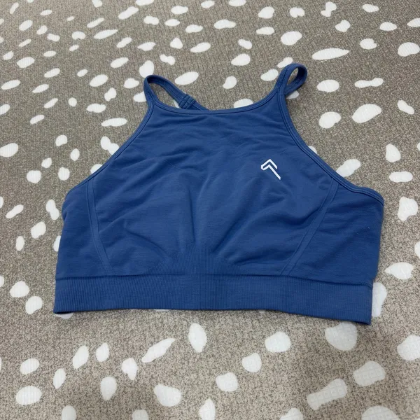 ONER Active effortless seamless sports bra high neck cutout tank top workout - Image 4