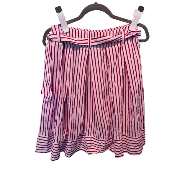 Vintage Forever Medium Red White Striped Mini Skirt Made USA Coquette Twee - Image 3
