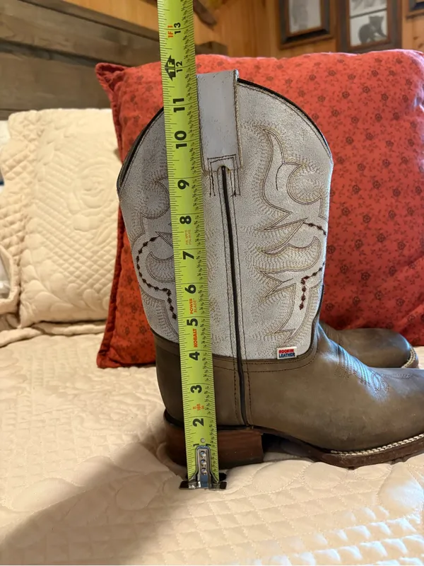 RockinLeather "Crazy Trigo" Women's Square Toe Western Boots size 6.5 - Image 11