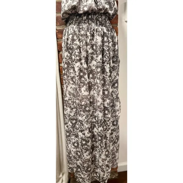 AllSaints Nyla Floral Ruffle Maxi Dress Grunge Romantic - Image 6