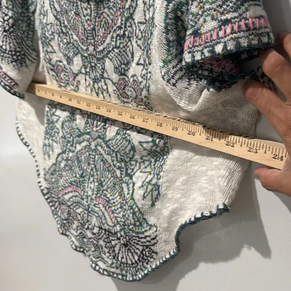 Free People Mayan Starburst Top Boho Romantic Festival Summer Sexy Size Small - Image 7