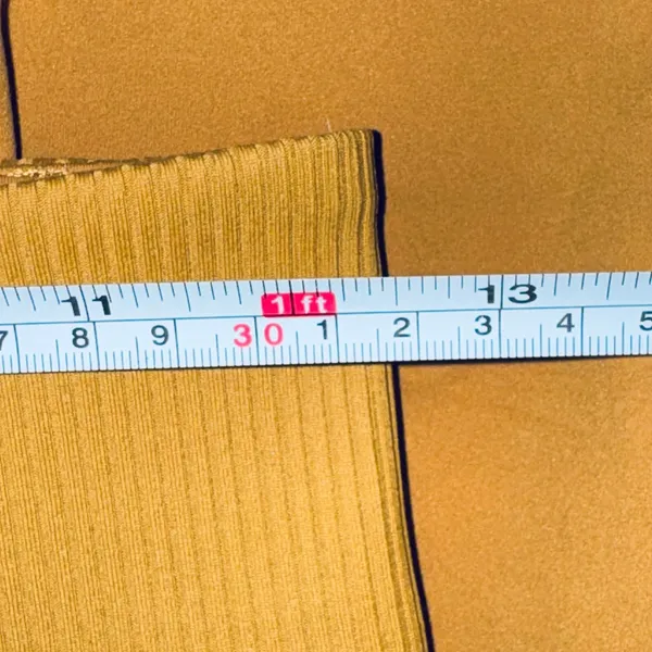 156 | Vuori Studio Ribbed High Rise Active‎ Leggings Turmeric Women Small - Image 5