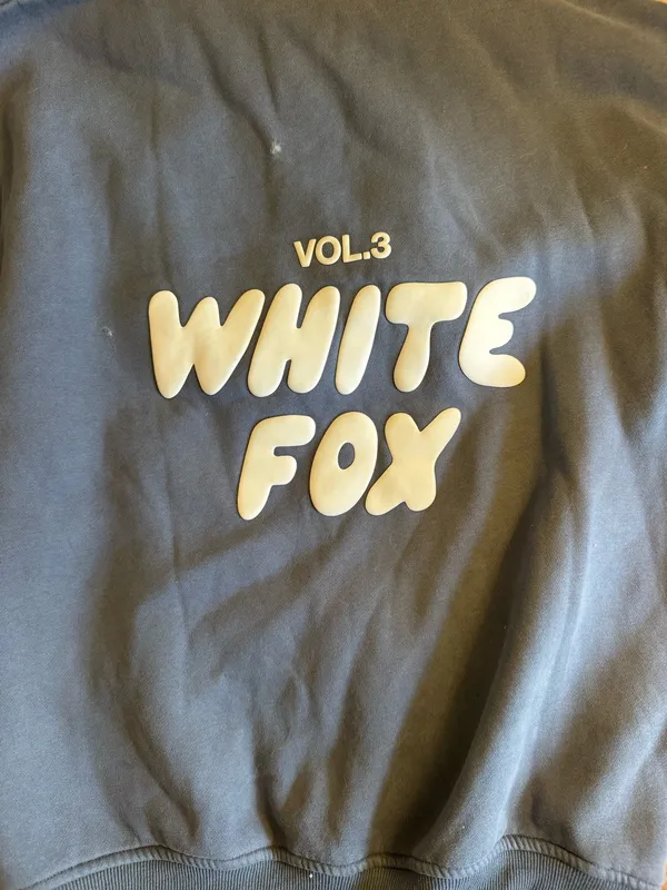 White Fox Boutique Navy Hoodie Blue - Image 3