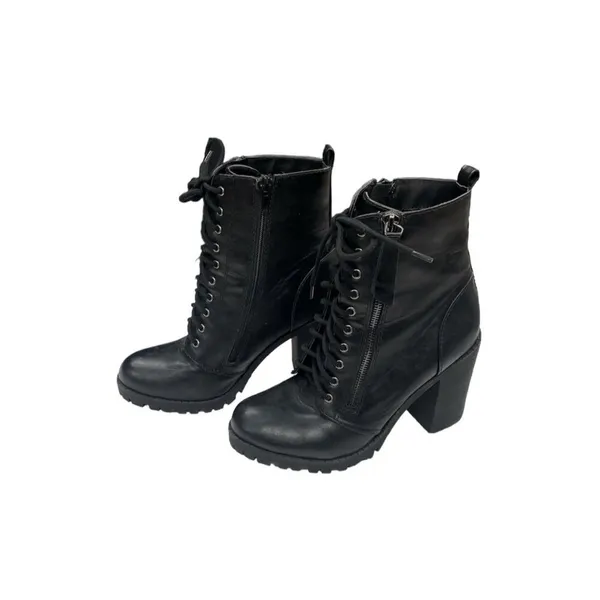 Soda Womens Black Shoes Ankle Boots High Heeled size 8.5 SKU 1523 - Image 2