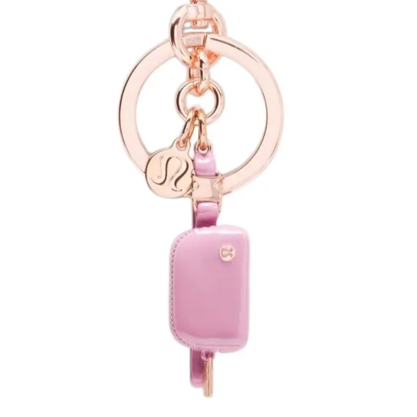 Lululemon Everywhere Belt Bag Key Charm Pink Frosting - Image 2