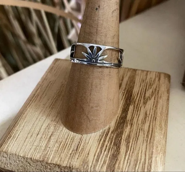 Sunrise Sterling Silver Band Ring Sizes 8,9 - Image 2