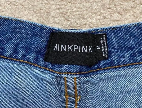 MINKPINK Distressed Denim Shorts - Image 4