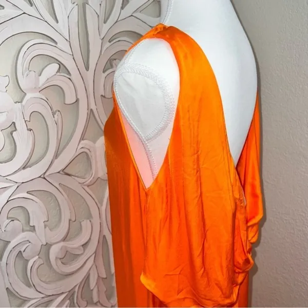 Zara Flowing Dress - Limited Edition Orange Size Small‎ - Image 6