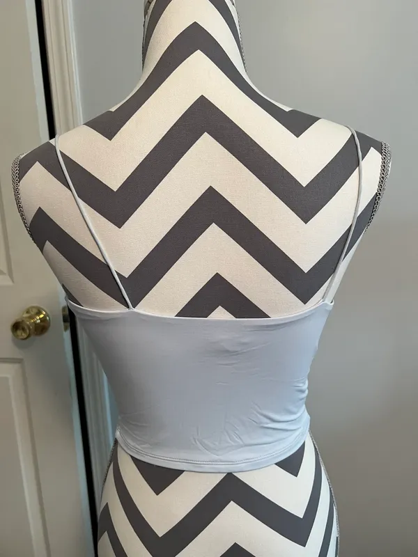 Garage Blue Crop Top - Image 2