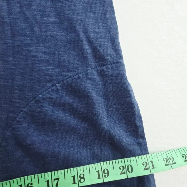 Lilla‎ P Navy Blue Pima Cotton Modal Sleeveless Pocket Mini Dress Small - Image 9