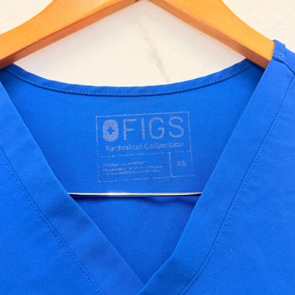 FIGS Scrub Set Catarina XS & Yola Skinny XS Royal Blue‎ - Image 7