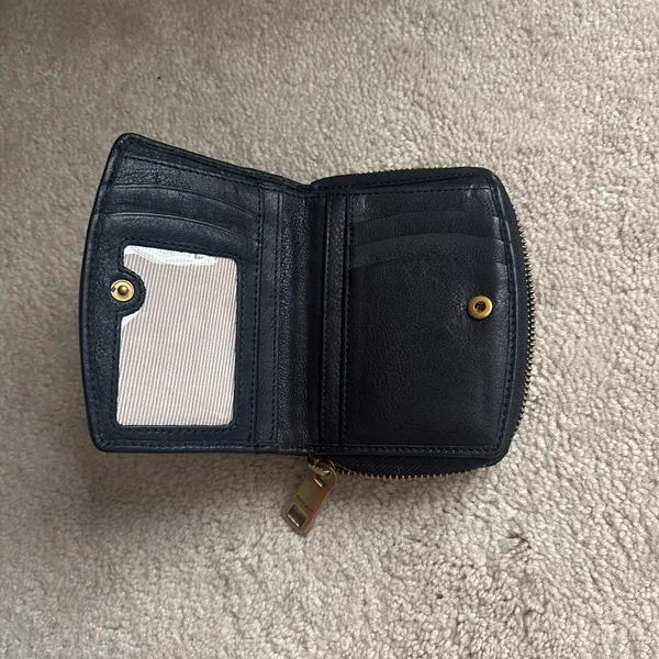 Margot Leather Wallet Black - Image 2
