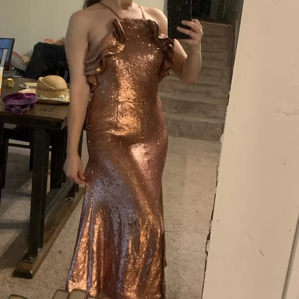 C/Meo Collective metallic sequin midi dress - Image 8