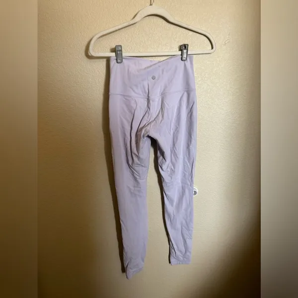 Lululemon align High-rise pant 28”‎ in lilac ether size 6 - Image 5
