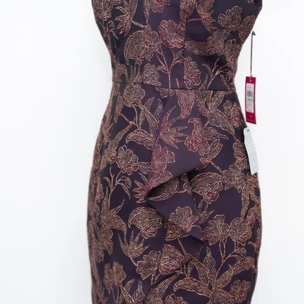 Vince‎ Camuto. Jacquard Embroidered Dress. - Image 6